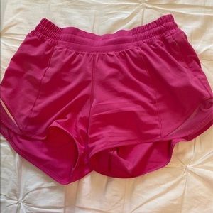 SOLD Size 6, 4” sonic pink hotty hots!